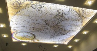 Натяжной потолок с фотопечатью Алексеевка, цена от 6362 руб.